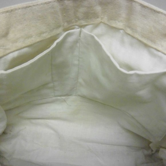 VTG Fendi Refurbished off white Canvas Handbag M - Picture 13 of 14